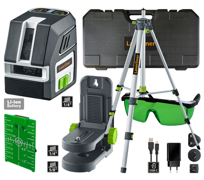 Linjalaser Laserliner Pocketcross 2G setti 150cm