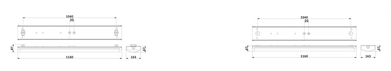 Kattovalaisin Philips Coreline 3000/4800lm CCT on/off 3lj.