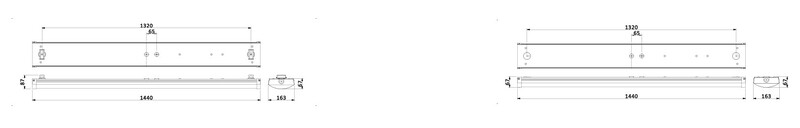 Kattovalaisin Philips Coreline 3700/6000lm CCT 3lj. L1440