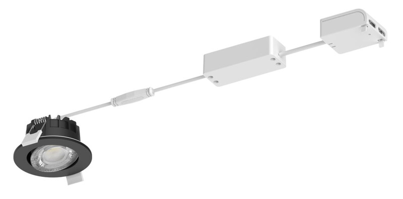 Alasvalo Philips Ledinaire 550lm CCT Dim 40D IP65 musta