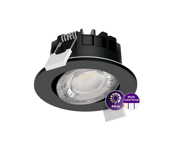 Alasvalo Philips Ledinaire 550lm CCT Dim 40D IP65 musta