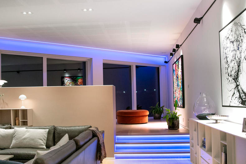 Valoprofiili/-nauha Hide-a-lite 24v TW IP20 1700lm 18,9W/m TW 5m