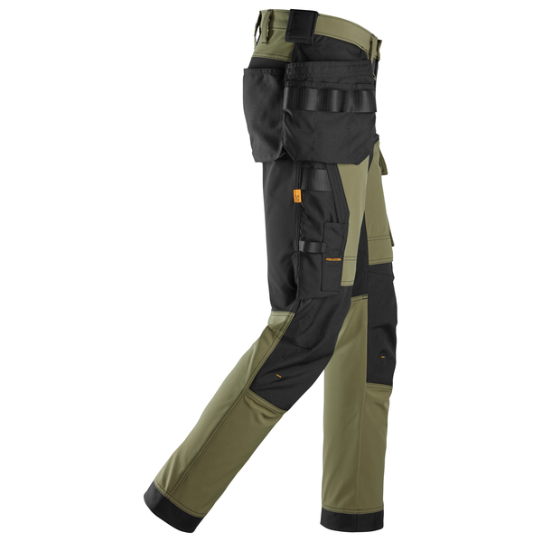 Työhousut riipputaskuilla Snickers 6275-3104 vihreä koko