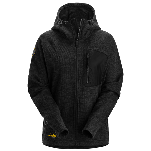 Naisten fleecehuppari Snickers 8047-0400 musta