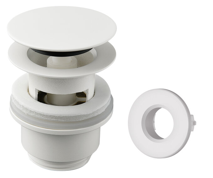 BOTTENVENTIL DAMIXA POP-UP MATT VIT