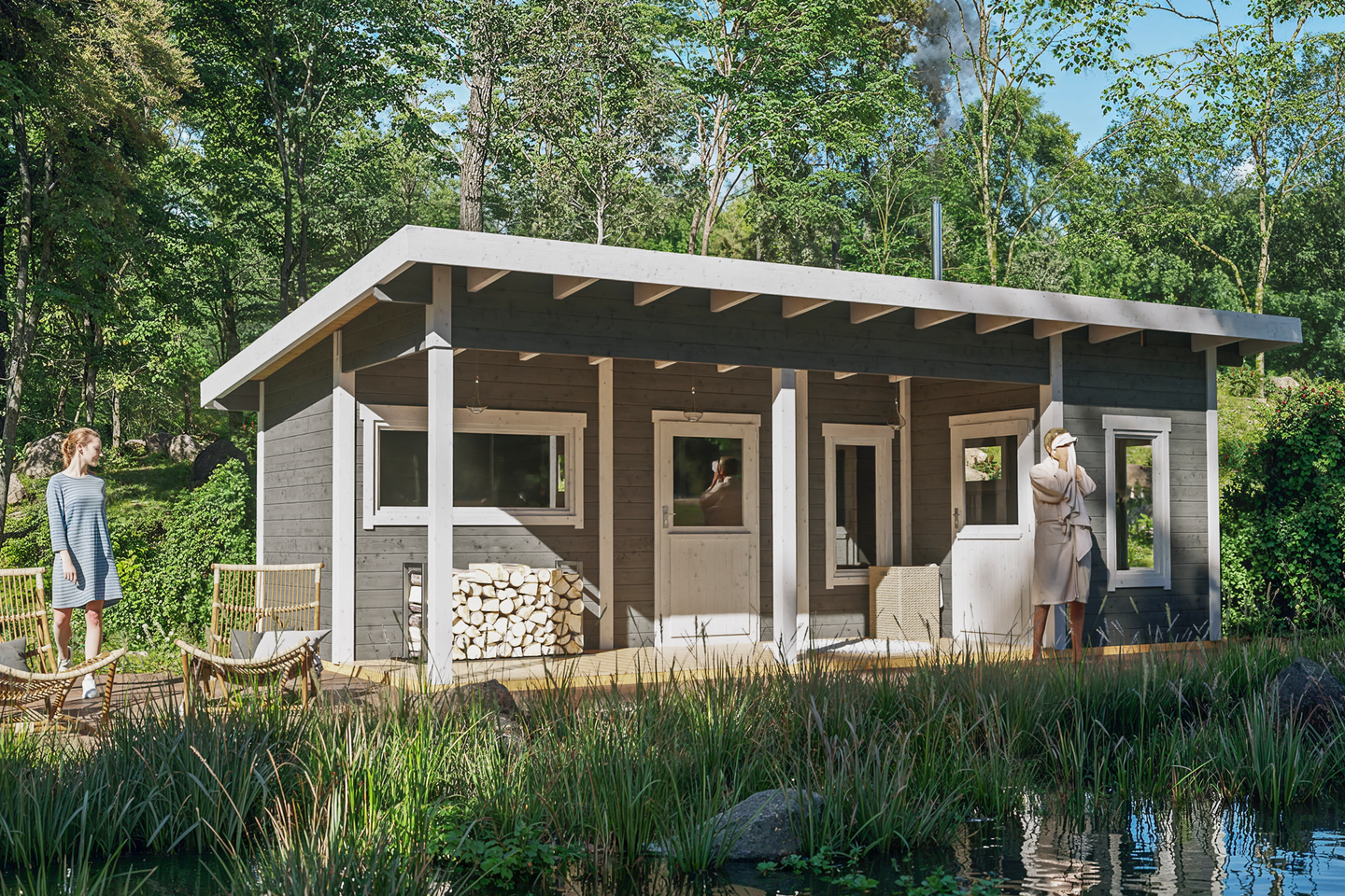 Saunamökki Solsidan 29,9m²