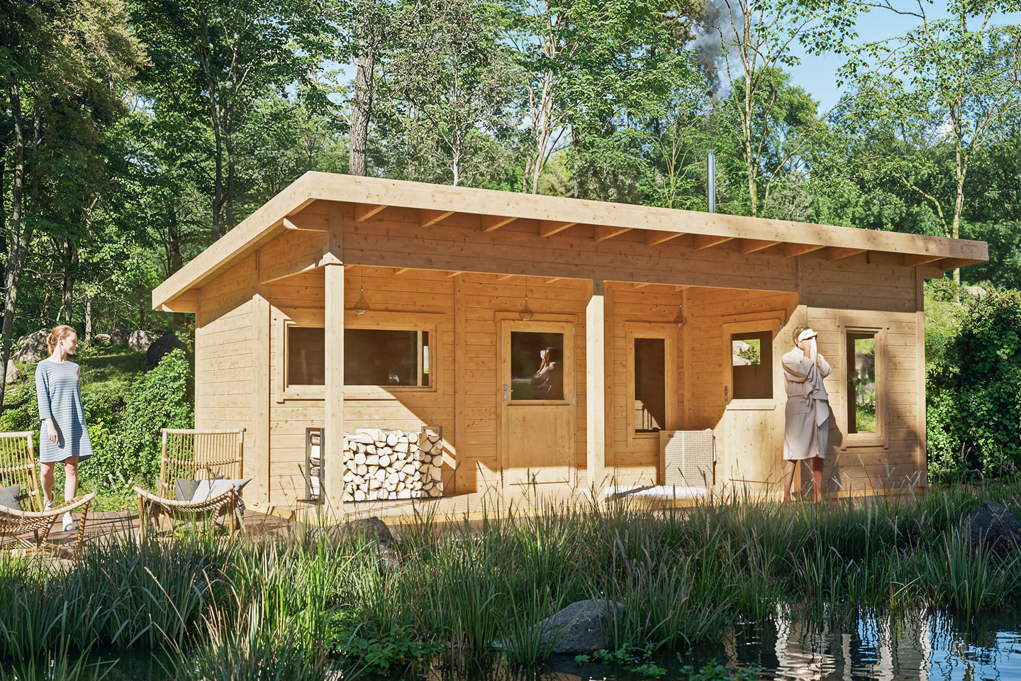 Saunamökki Solsidan 29,9m²