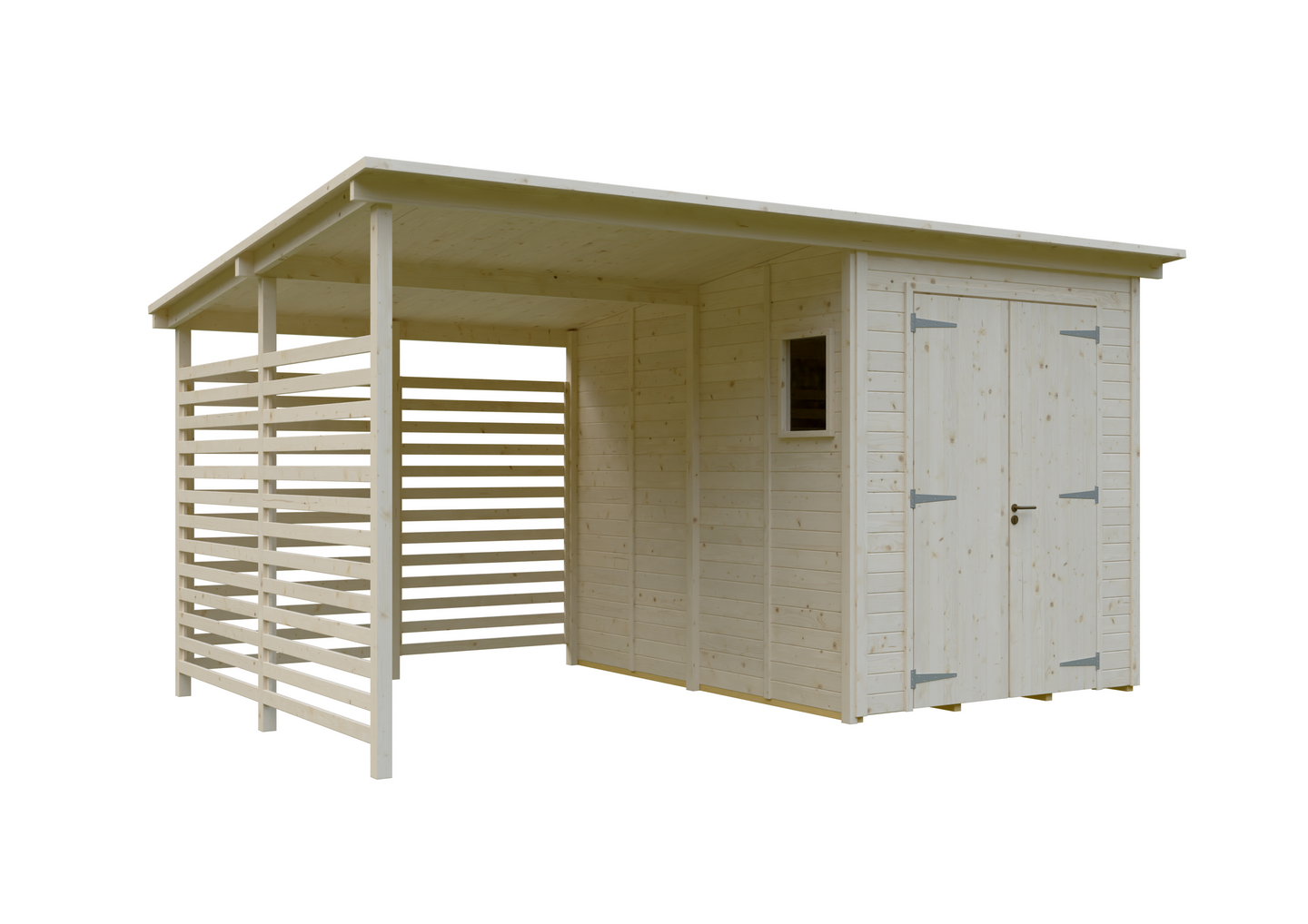 Varasto + katos Goodiy Luulaja 9,6m²