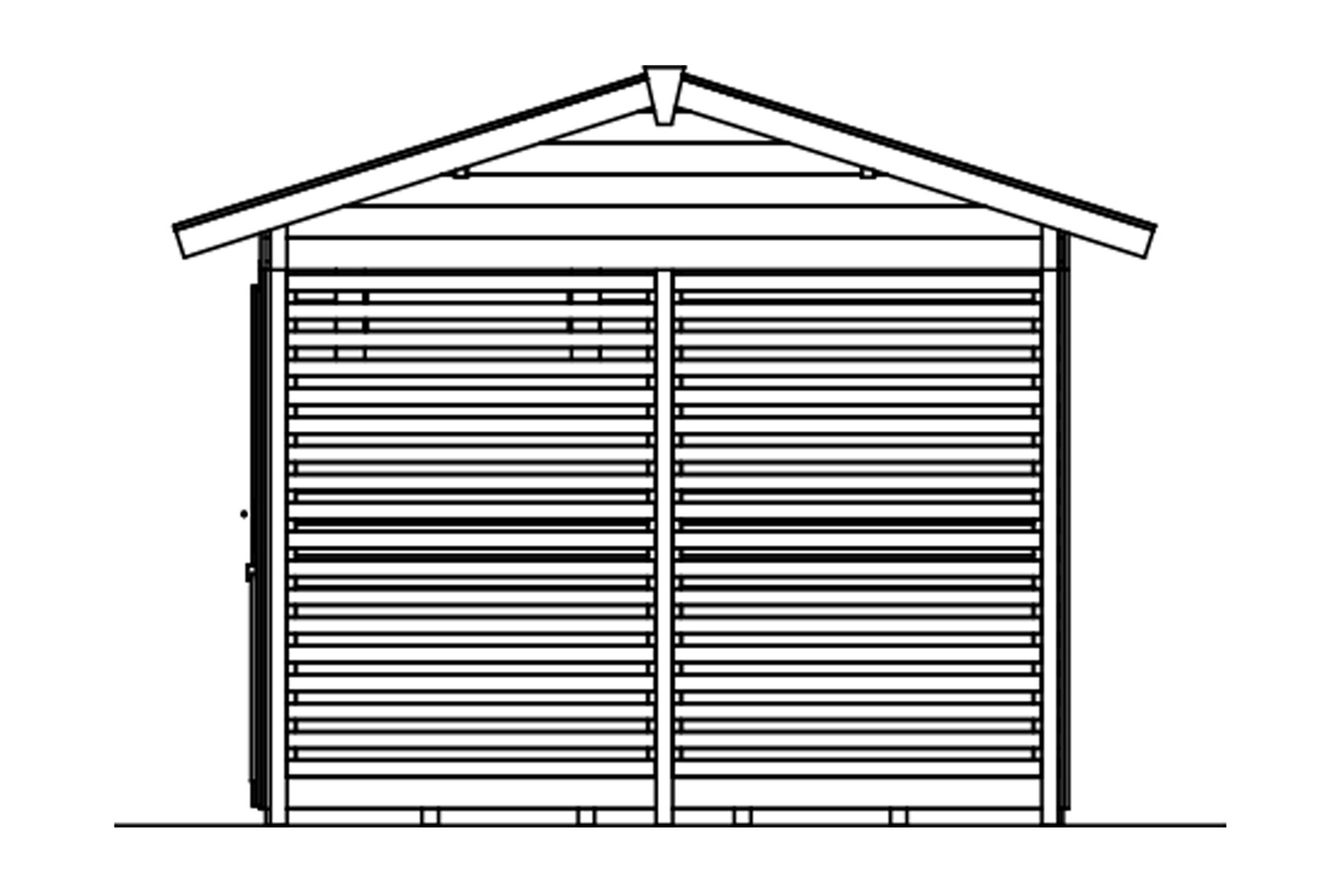 Varasto + katos Cello Ballerup 14m²