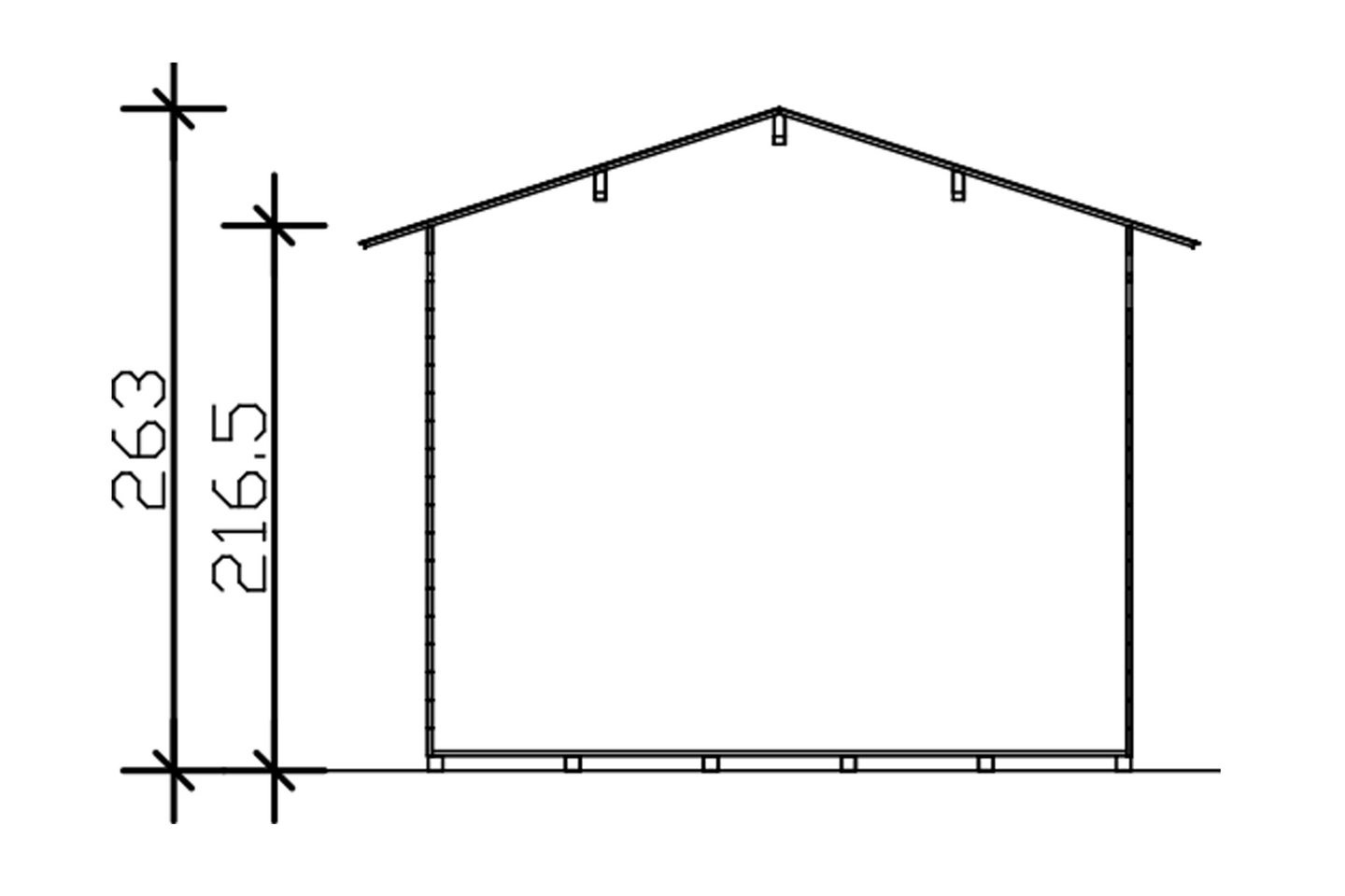 Varasto + katos Cello Ballerup 14m²
