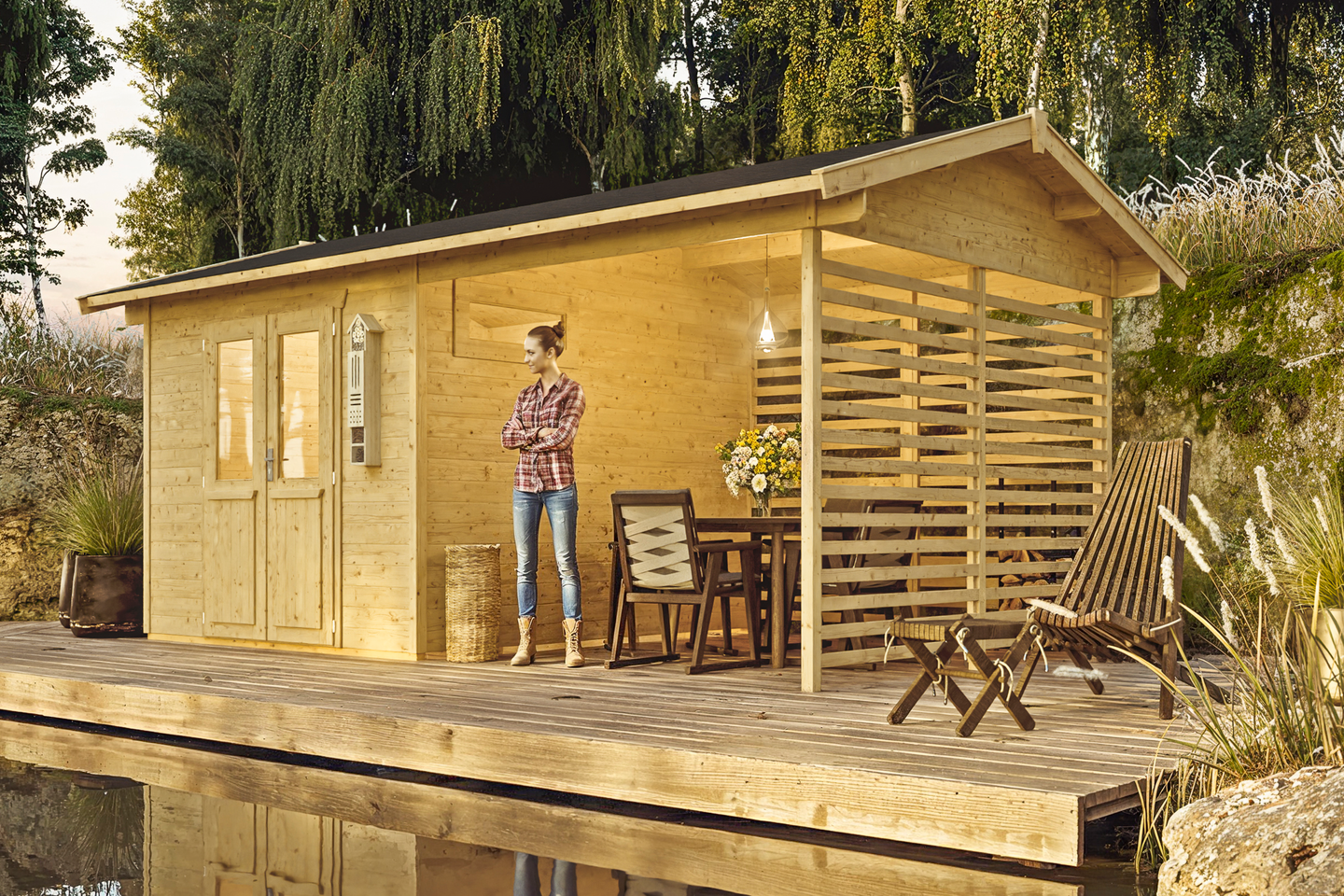 Varasto + katos Cello Ballerup 14m²