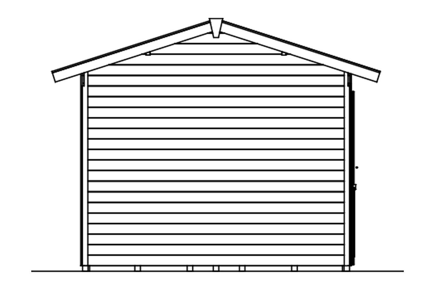 Varasto + katos Cello Ballerup 14m²