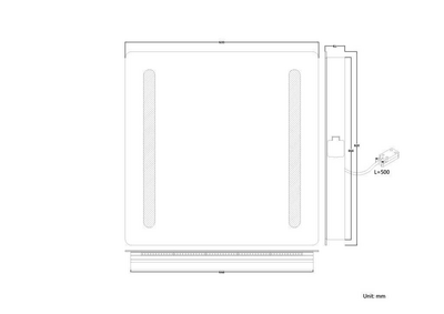 ValopeiIi Tammiholma Cork 60x60cm 32W pistorasioilla ja huurteenestolla