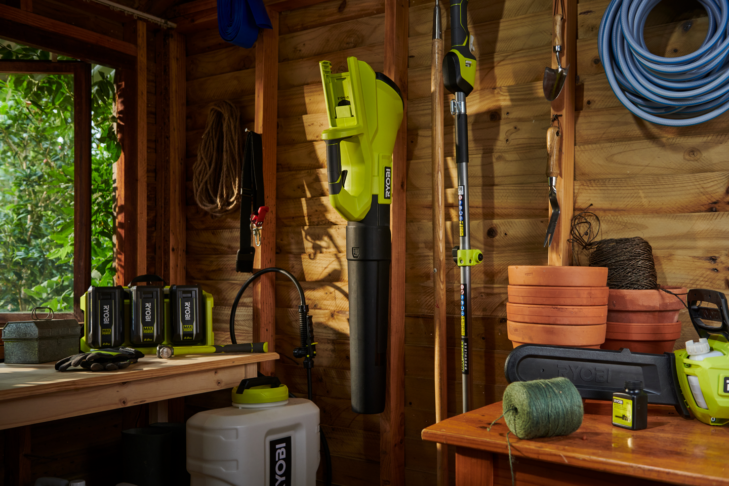 Akkupuhallin Ryobi RY36BLB-0 36V Max Power runko