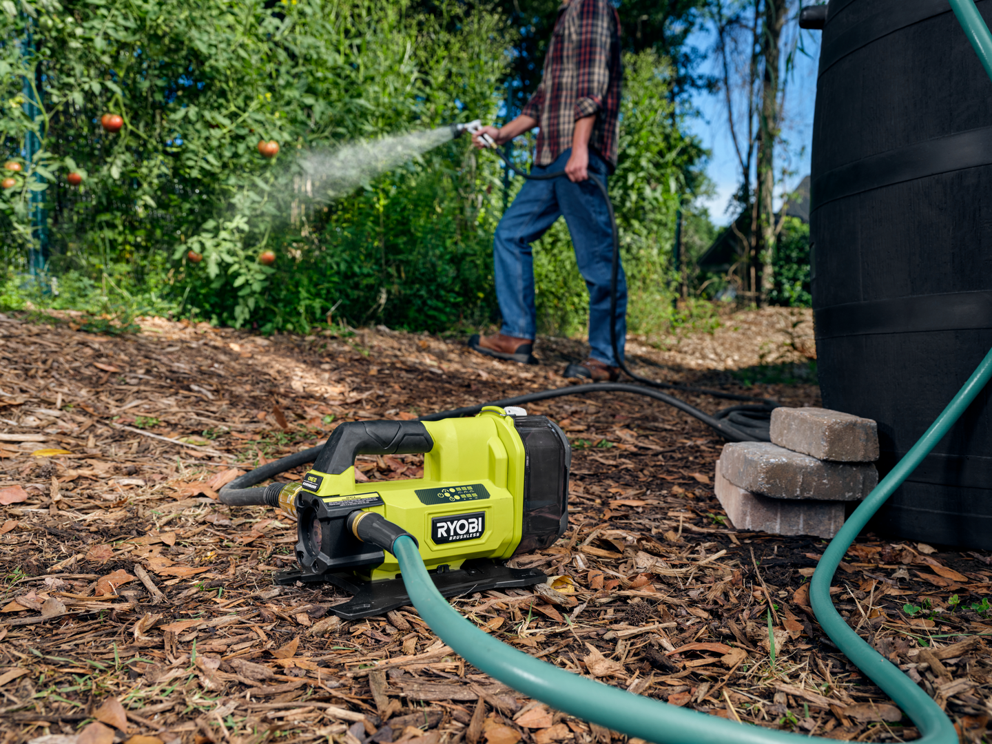 Akkuvesipumppu Ryobi RY18TPXA-0 18V ONE+ runko