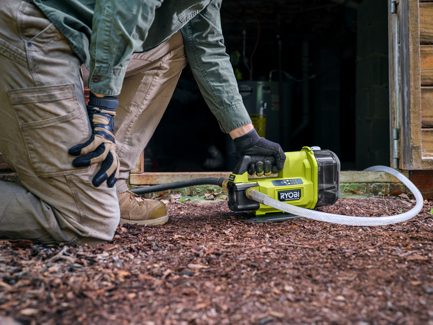 Akkuvesipumppu Ryobi RY18TPXA-0 18V ONE+ runko