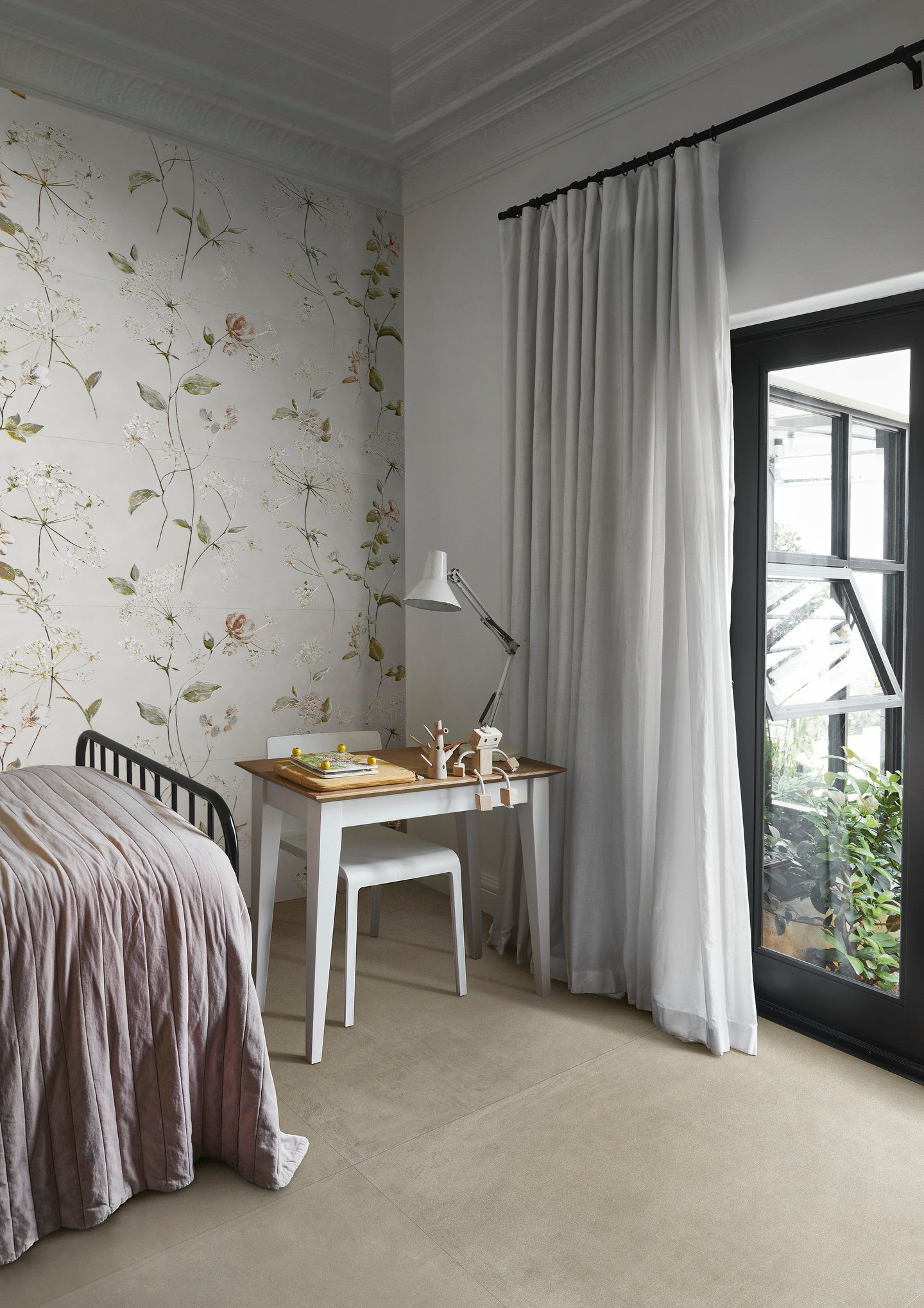 Lattialaatta Grande Cementum 120x120 Sand matta RT 2,88m²