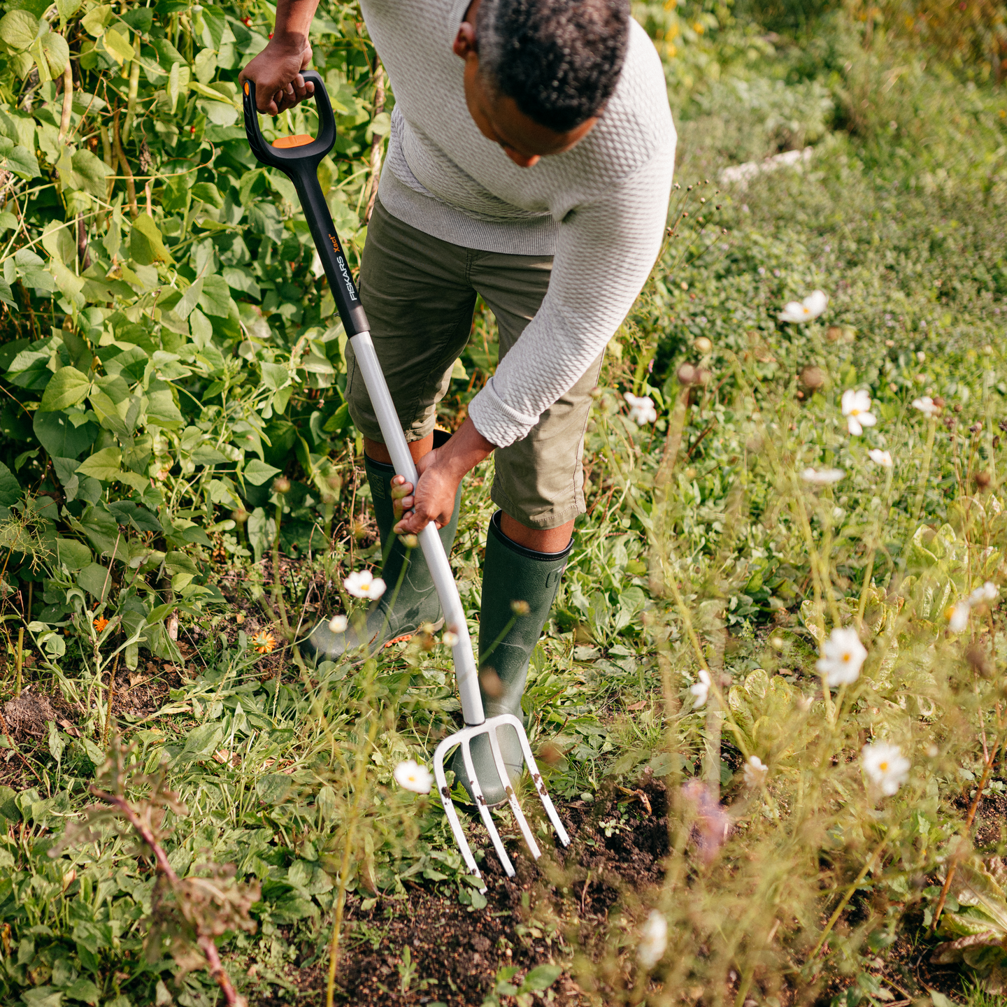 Puutarhatalikko Fiskars Xact teleskooppinen