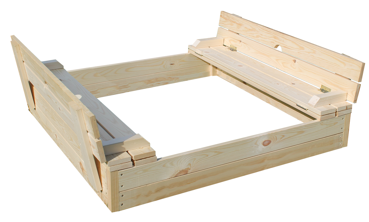 Hiekkalaatikko 120 cm natural