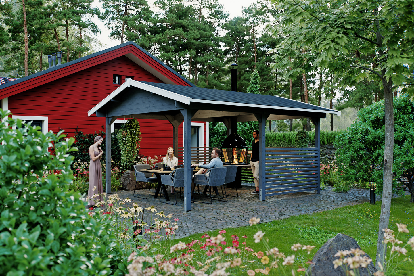 Kesäkeittiö Katos Cello Silkeborg 20m²