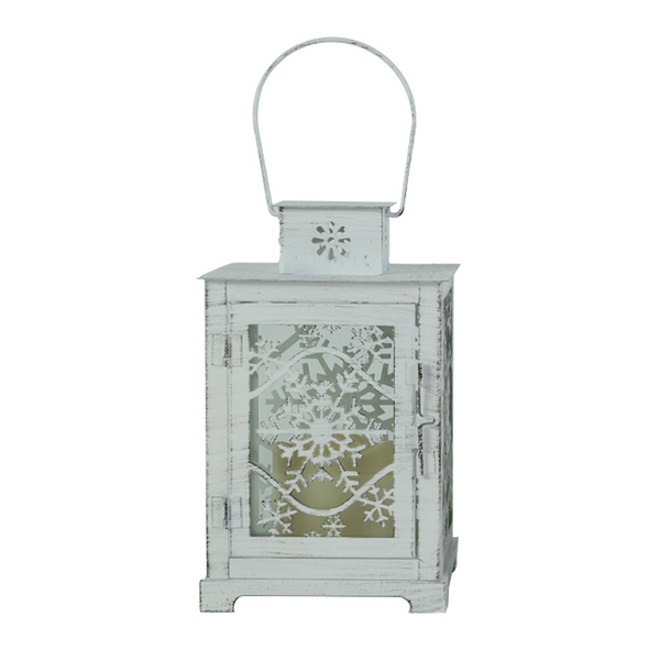 Lyhty Cello Lumi 23,5cm valkoinen