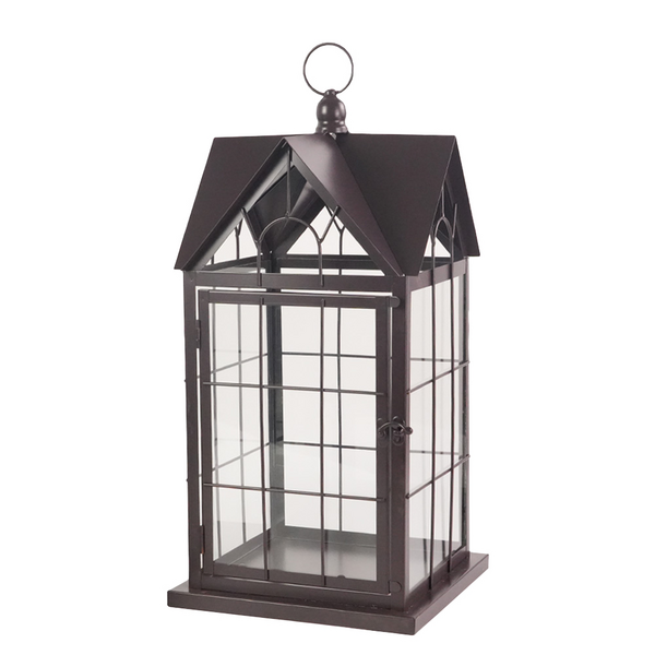 Lyhty Cello House 45cm ruskea