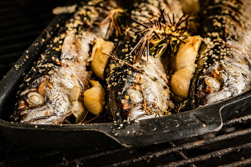 Ritilä Big Green Egg XL puolikuu rei`itetty