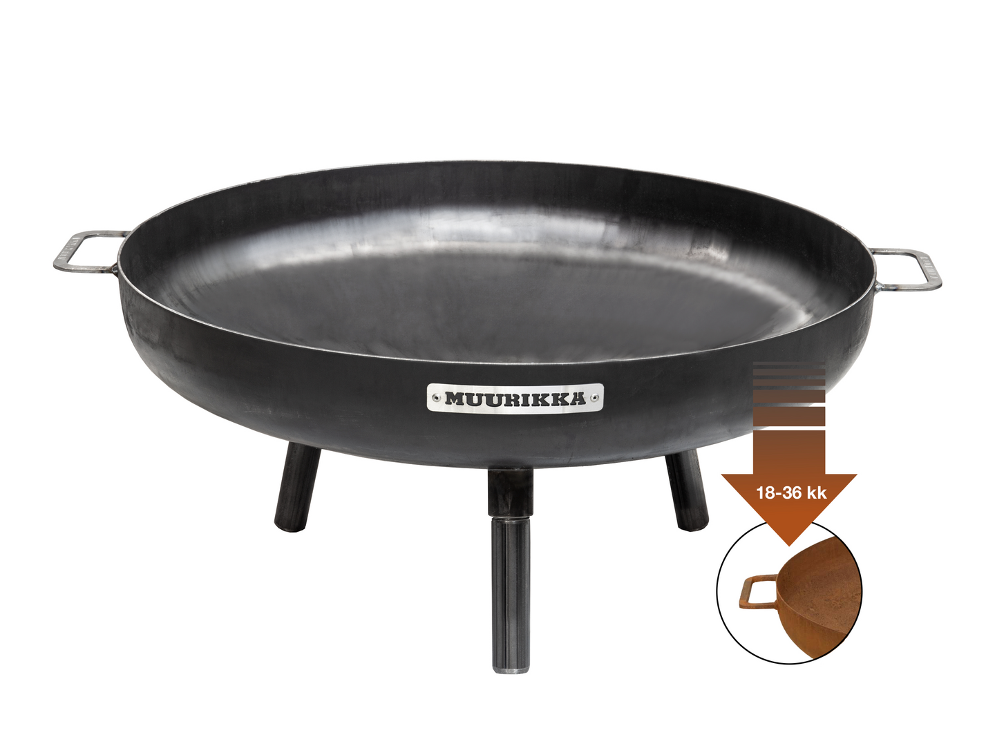 Tulipata Muurikka 60 corten