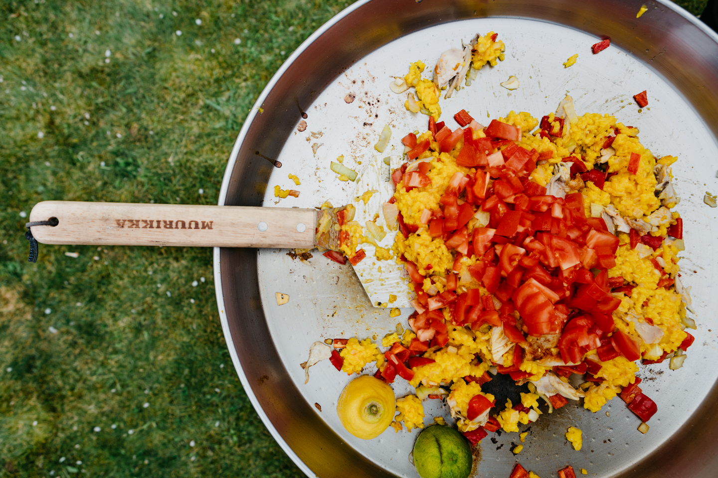 Paellapannu Muurikka 70cm teräs