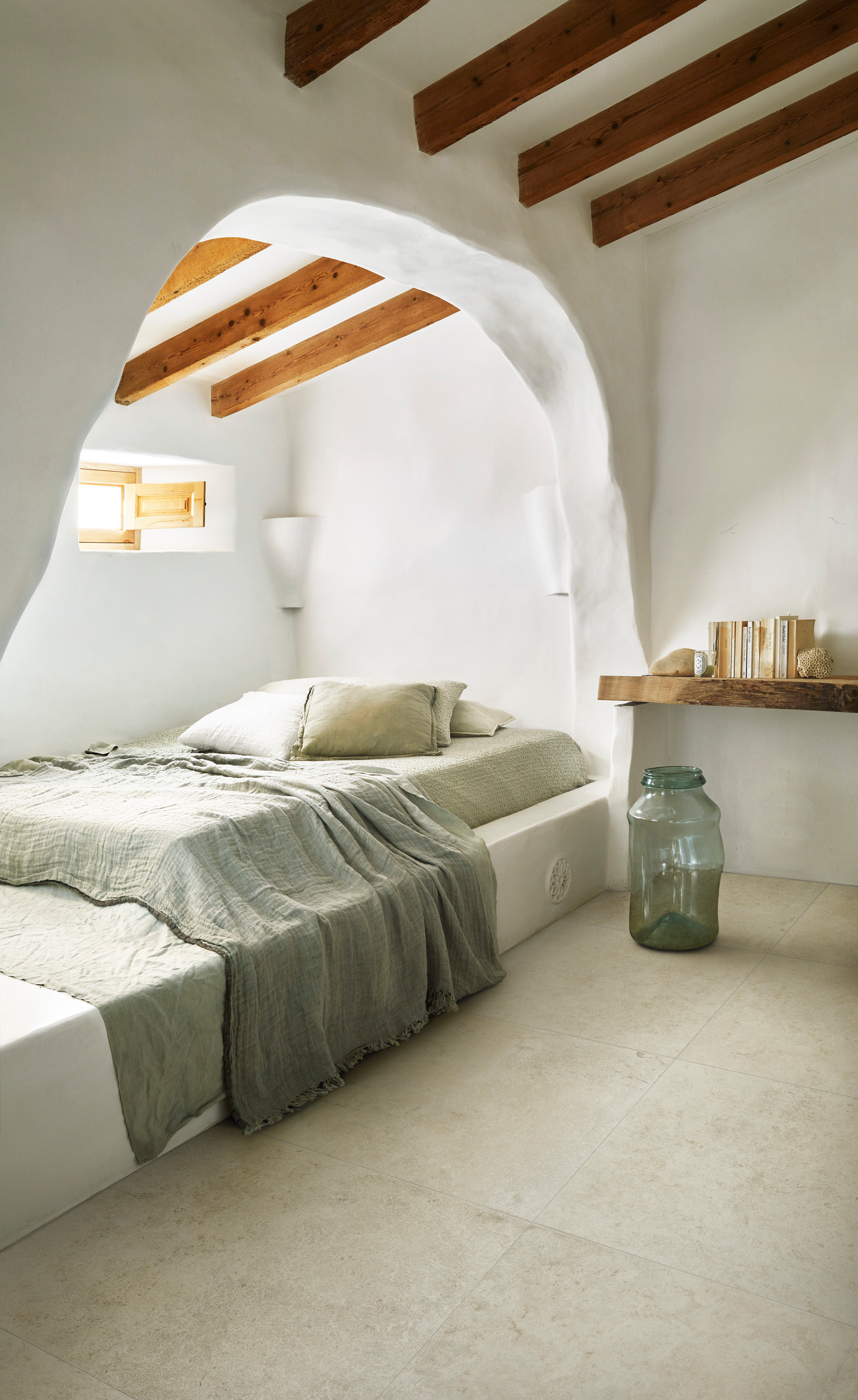 Lattialaatta Cello Uniche 60x60 valkoinen RT 1,08m²