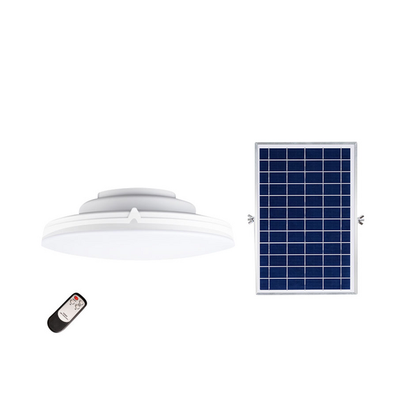 Katto/seinävalaisin Led Energie Ruse Solar aurinkopaneeli kaukosäädin