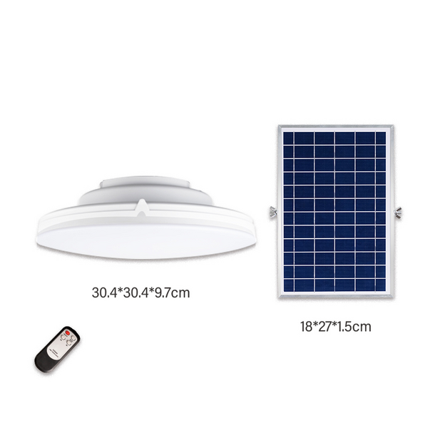 Katto/seinävalaisin Led Energie Ruse Solar aurinkopaneeli kaukosäädin
