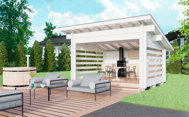 Pihakeittiö Kimara 2 13,5m²