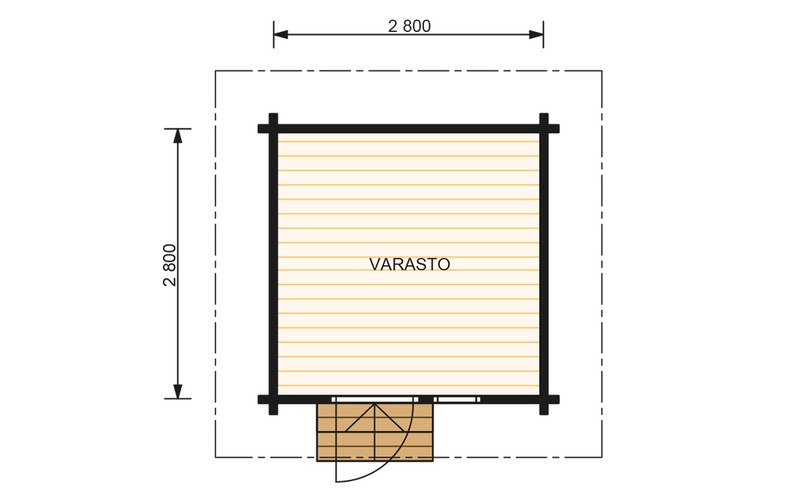 Varasto Kimara 7 8m²