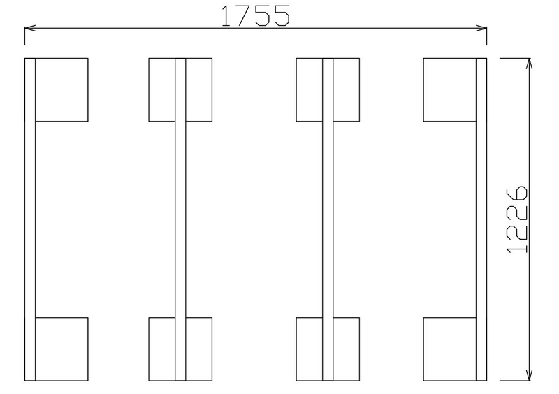Pihavarasto Goodiy Kalmar 2,2m² 178x125cm