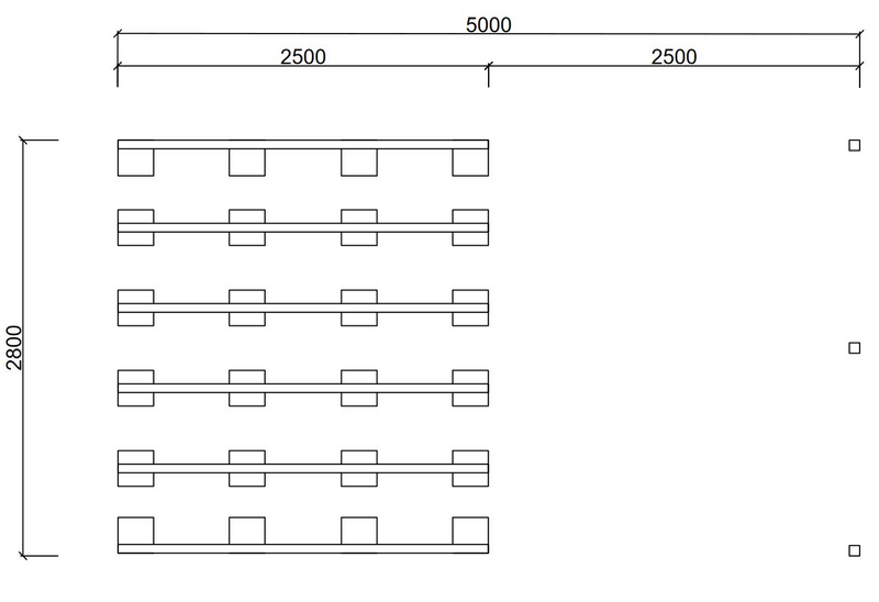 Varasto + katos Cello Ballerup 14m²
