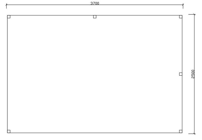 Kesäkeittiö-katos Cello Vimmerby 9,25m²