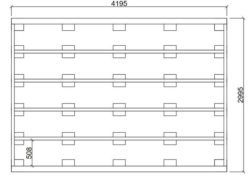 Pihatalo Cello Sundsberg 12,6m² liukuovella