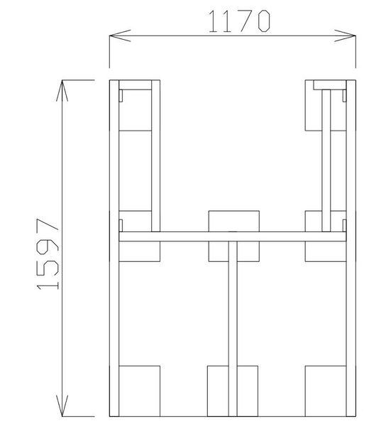 Mökkihuussi Goodiy Kuusikko 120x125cm
