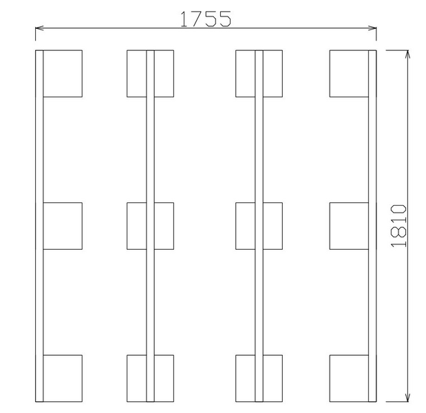 Pihavarasto Goodiy Kalmar 3,3m² 184x178cm