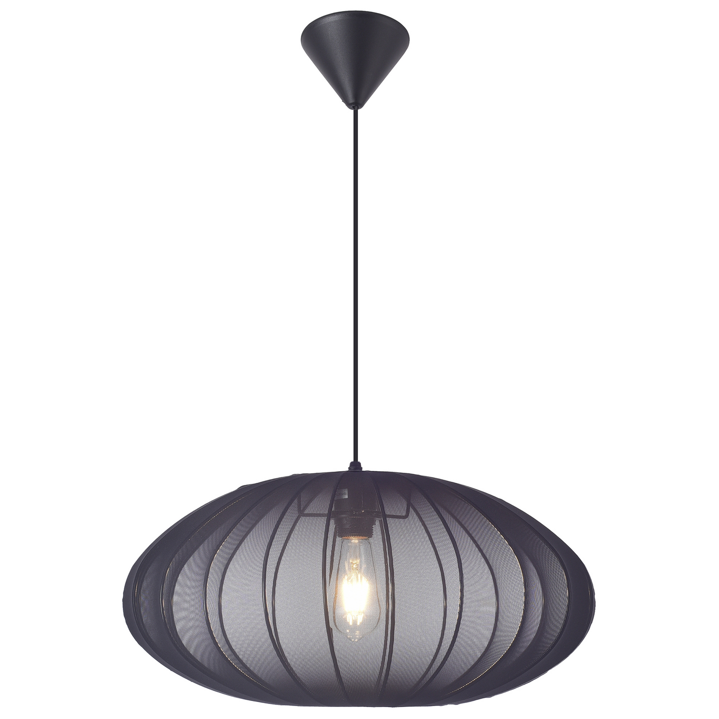 Riippuvalaisin Focuslight Elise 500mm E27 max.12W musta