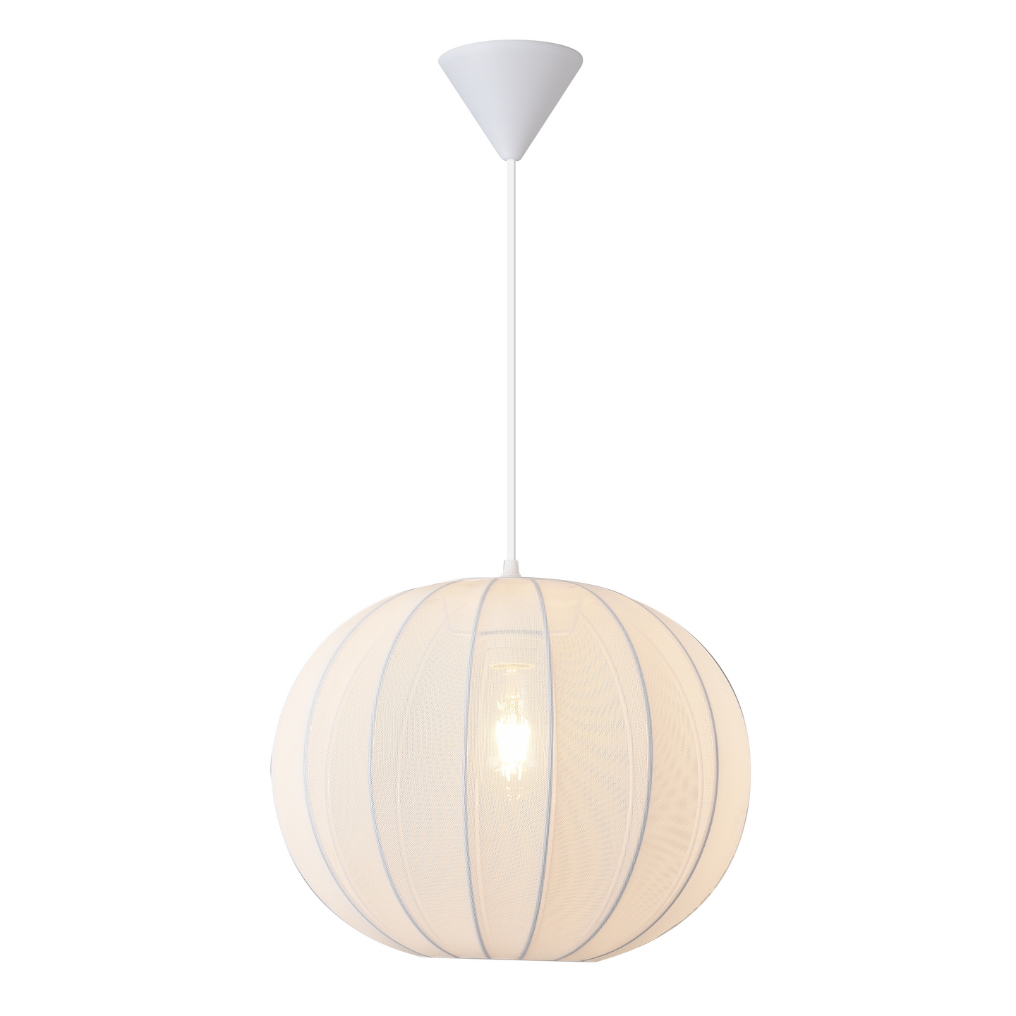 Riippuvalaisin Focuslight Elara 400mm E27 max.12W valkoinen