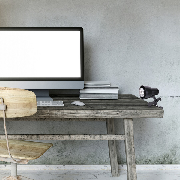 Klipsivalaisin Rabalux Clip E14 R50 max.40W musta