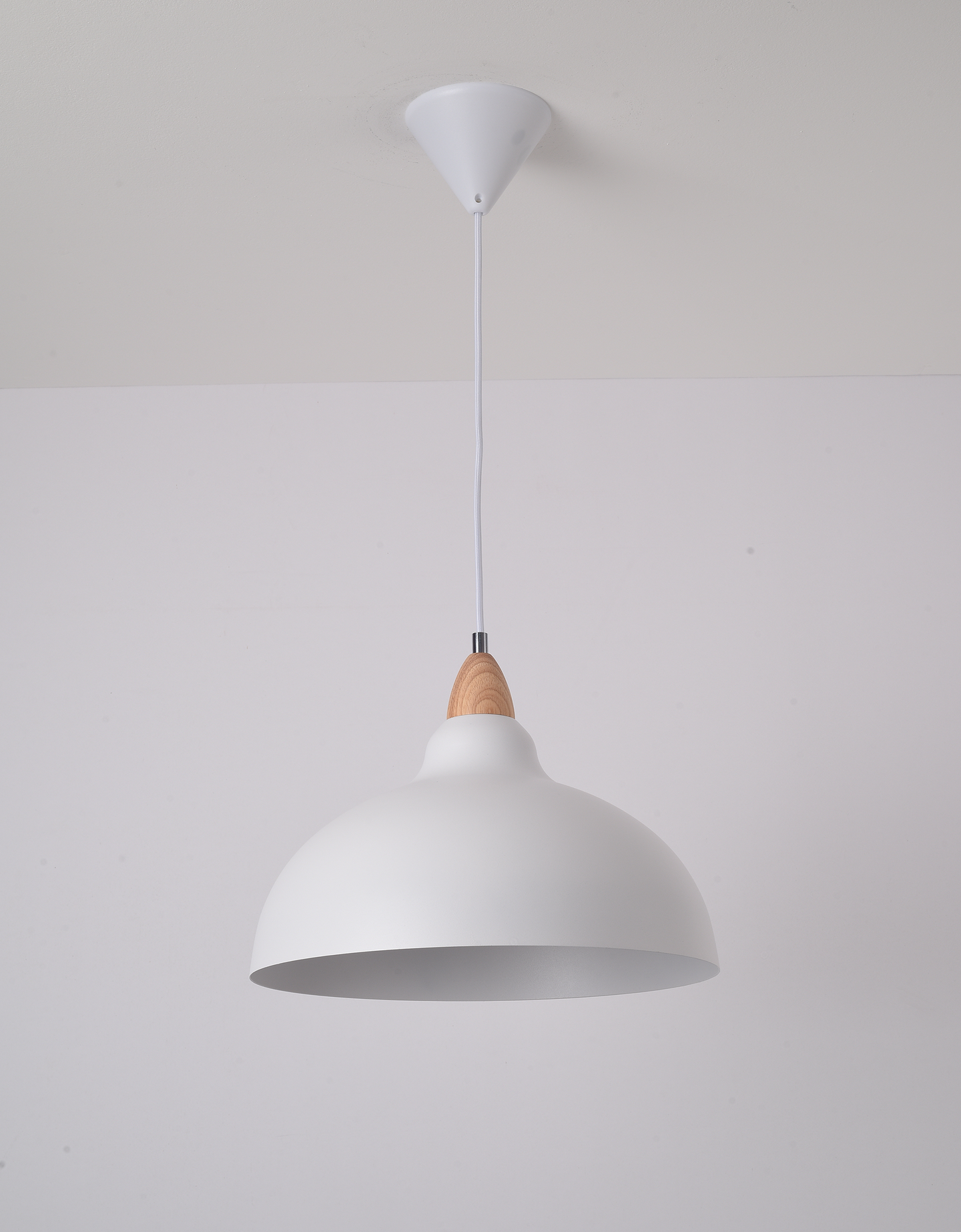 Riippuvalaisin Focuslight Alma 355mm E27 max.12W valkoinen