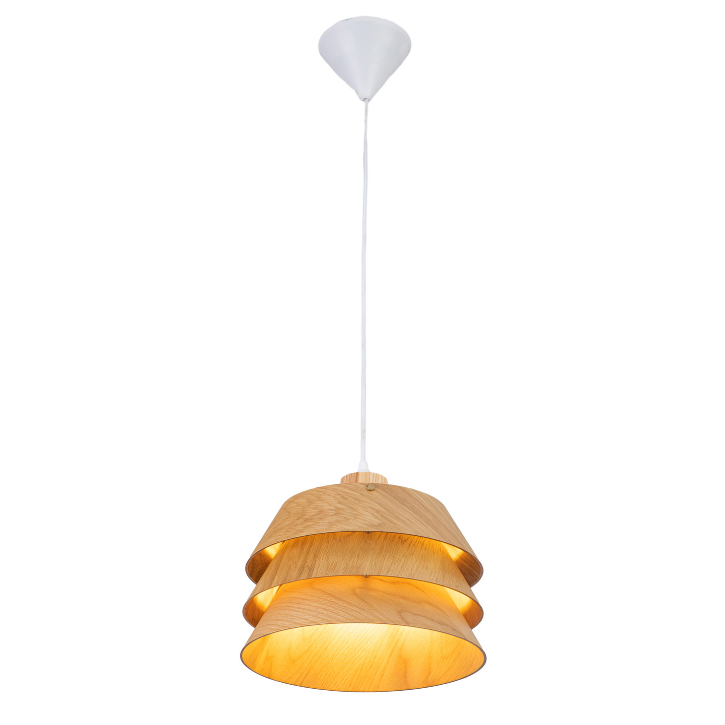 Riippuvalaisin Focuslight Akita E27 max.12W luonnonpuu