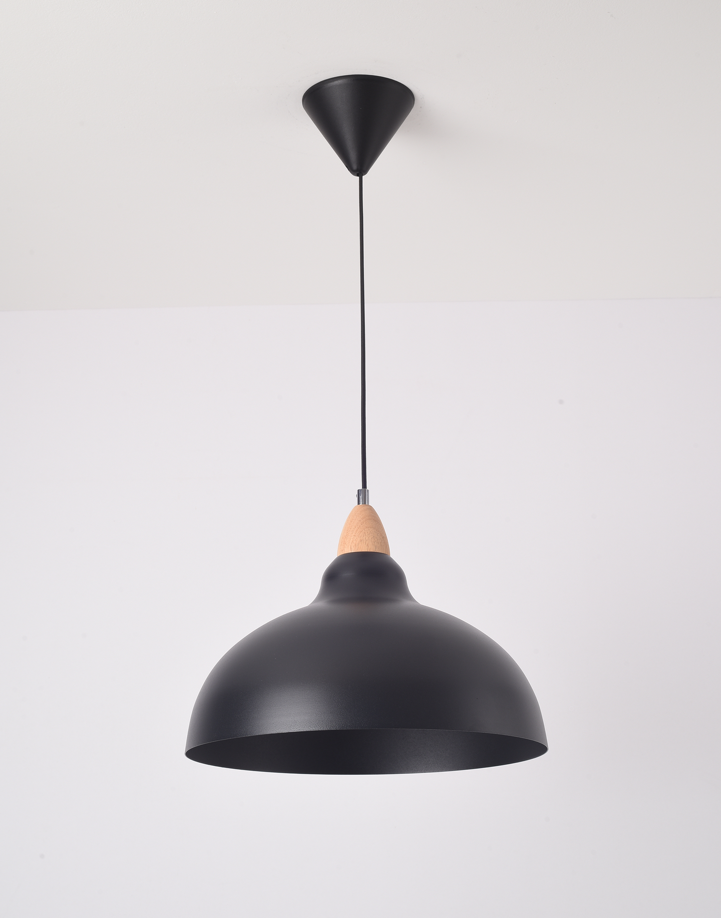 Riippuvalaisin Focuslight Alma 355mm E27 max.12W musta