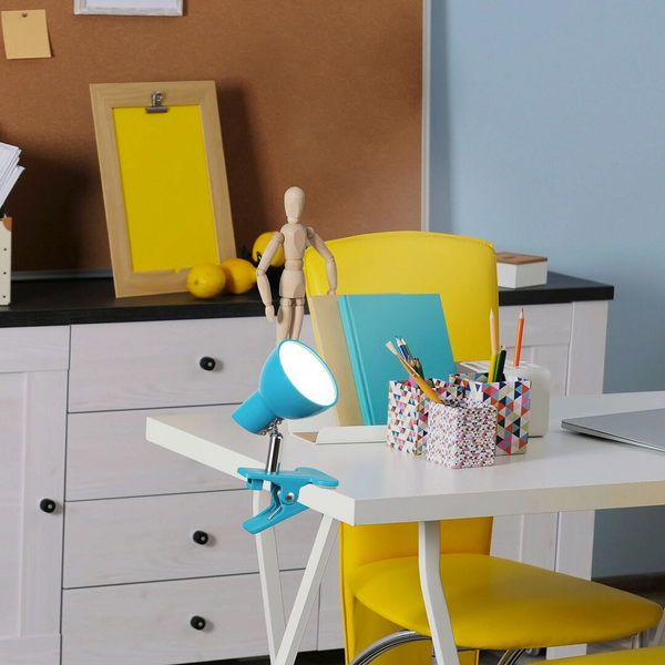 Klipsivalaisin Rabalux Noah 70mm 5W 360lm 3000K sininen