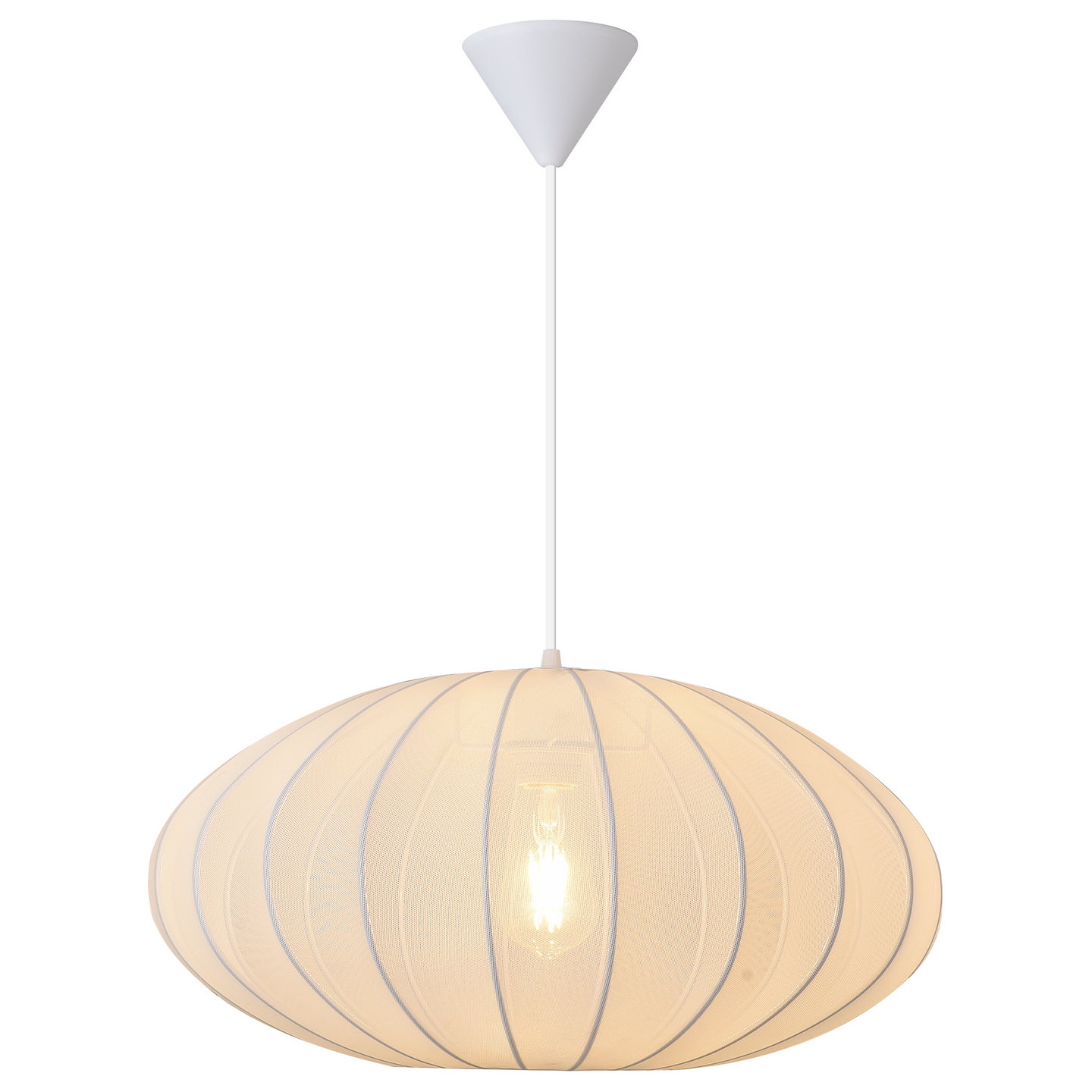 Riippuvalaisin Focuslight Elise 500mm E27 max.12W valkoinen