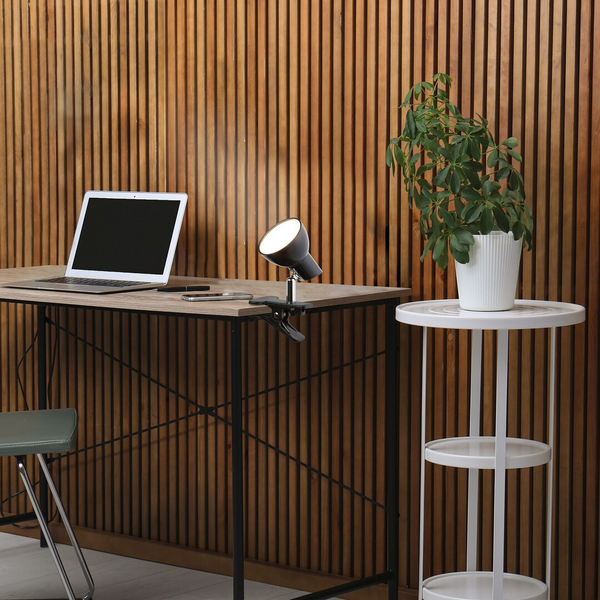 Klipsivalaisin Rabalux Noah 70mm 5W 360lm 3000K musta