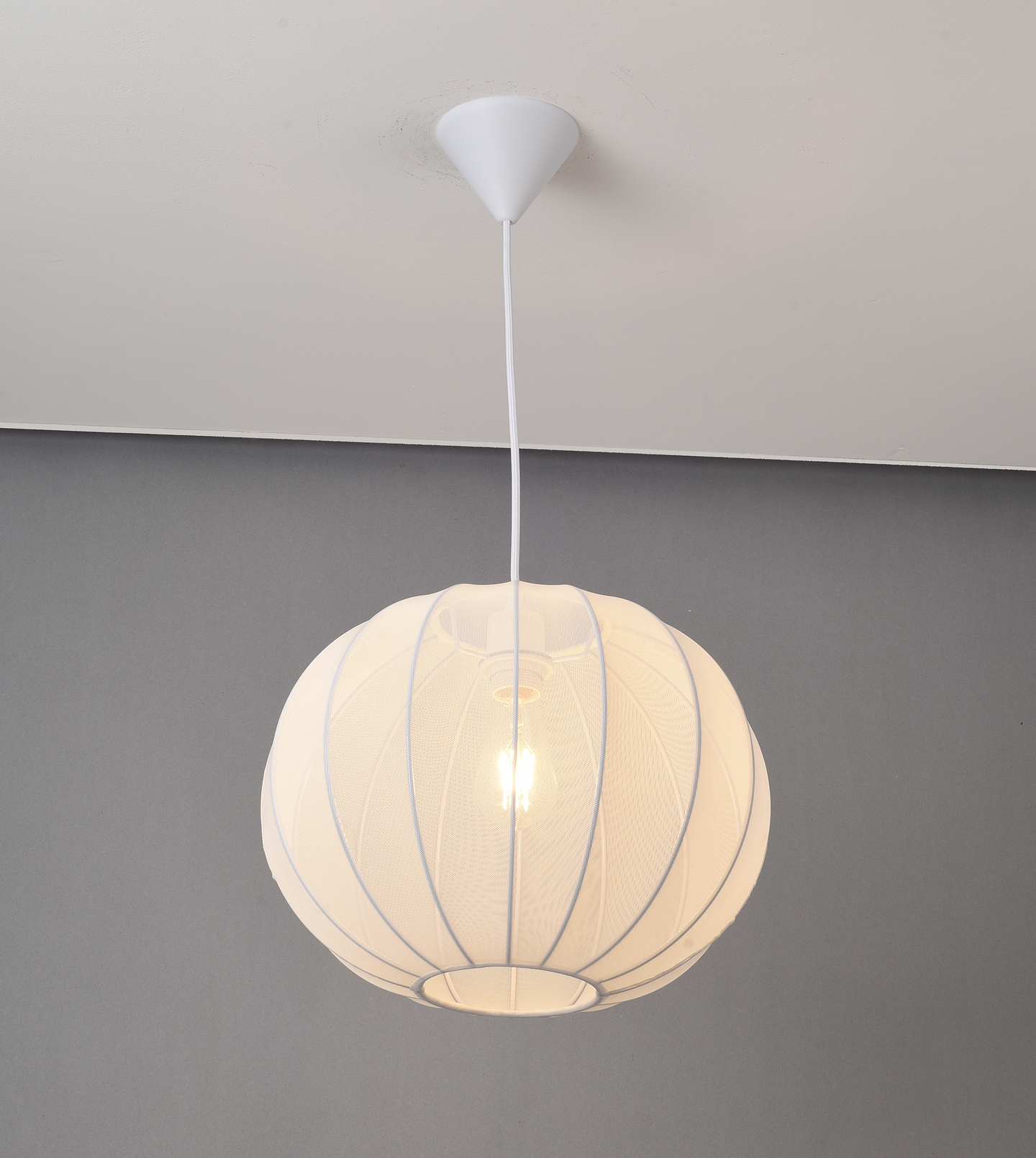 Riippuvalaisin Focuslight Elara 400mm E27 max.12W valkoinen